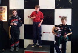 Racing Perfection Kart Academy Eastleigh Cadet Final Podium - Round 9